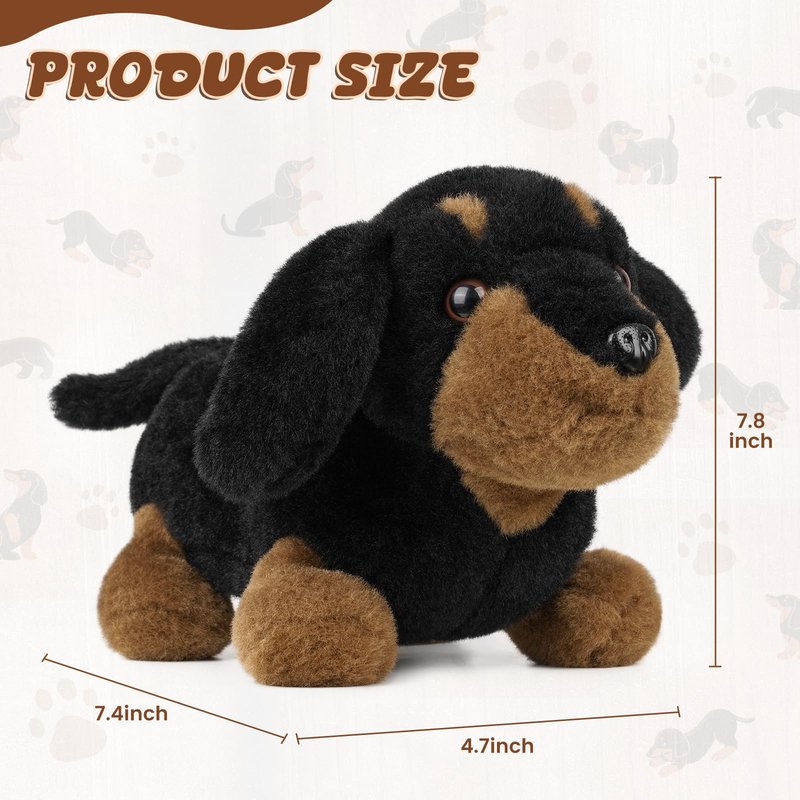 mytag Dachshund Putter Cover for Blade/Mid Mallet/Hybrid, Funny Putter Headcover Quality Plush Drawstring Closure