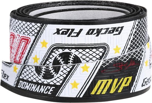 Greek Key 1.1mm Bat Grip Tape - Double-Stamping Textured, Non-Slip, All-Weather Performance, Precut for Easy Install