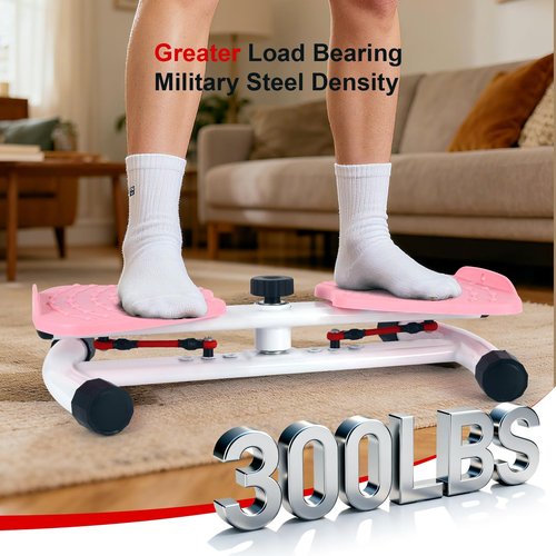 TREVIXAL Waist Twister Machine Exercise Fitness Tool, Ultra-Quiet Operation, 9-level Adjustable Resistance Modes, Slim Waist Exerciser, Rotating Balance Trainer, Load-Bearing 300LBS