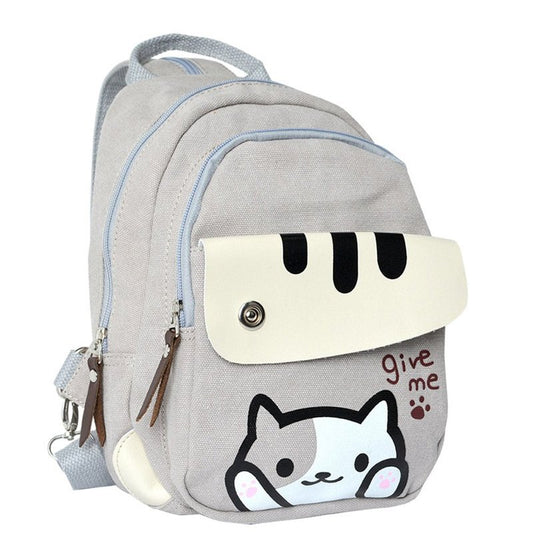 Anime Multifunctional Shoulder Bag Knapsack Japanese Game Cosplay Cat Backpack (#1)