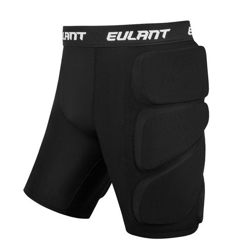 EULANT 3D Protection Hip Butt Pads Protective Padded Shorts Crash Pad Impact Gear for Skiing Skating Snowboarding Black