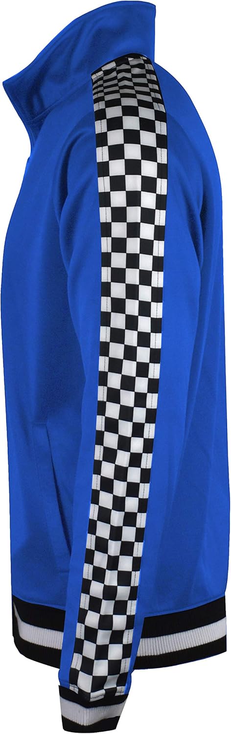 SCREENSHOT-TRACK Jacket | Men's Urban Hip Hop Slim Fit Sportswear with Side Taping