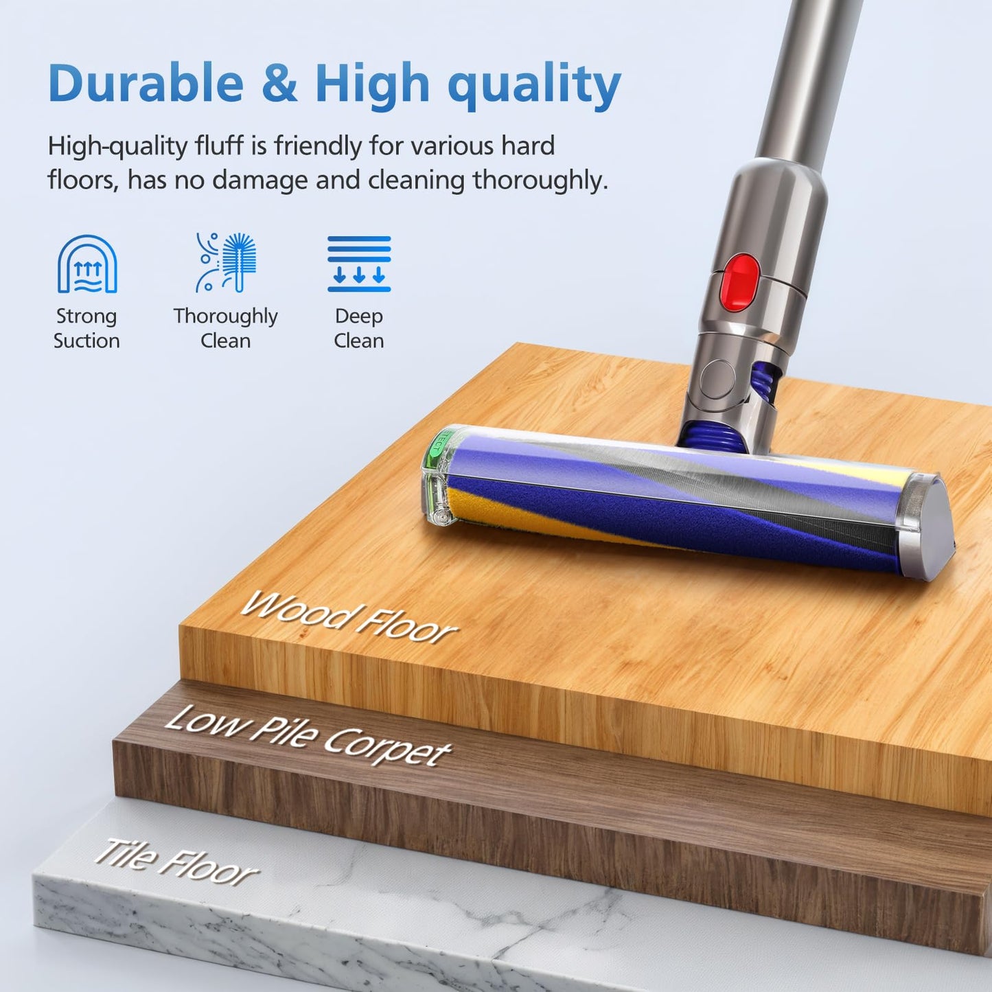 Brush Roller Replacement Compatible with Dyson V12 V15 Detect Slim Handheld Vacuum Cleaner, Part No.971634-01