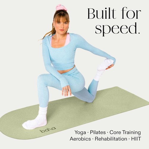 Bala Yoga Mat - Non-Slip Exercise Mat for Home Workouts, Stretching & Pilates | Indoor Fitness Mat