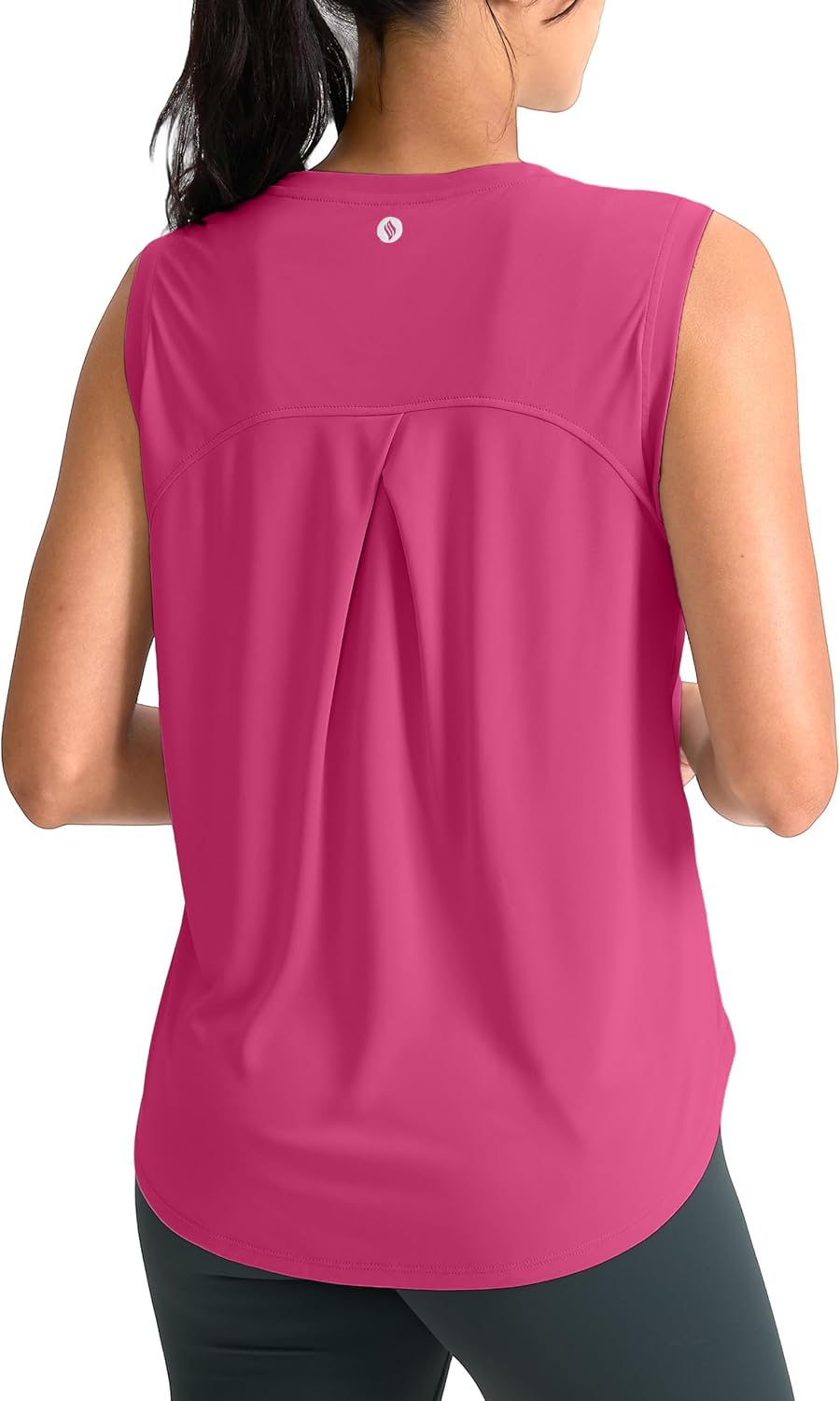 SANTINY Women's Athletic Tank Tops - Breathable Lightweight Yoga & Tennis Shirts | Perfect for Running