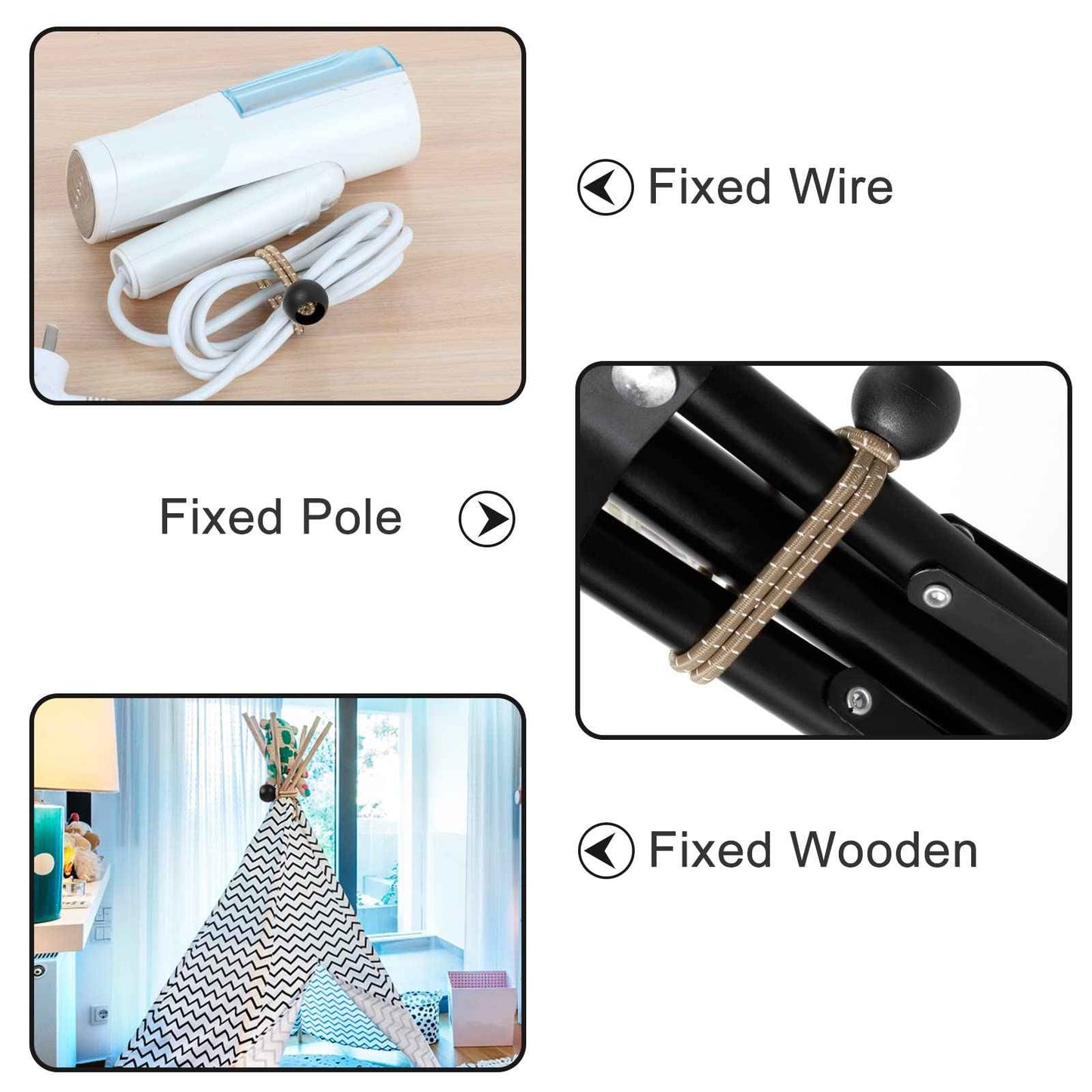 Ball Bungee Cords for Canopy 12 inch,50 pcs Tarp Bungee Tie Ball Cords for Canopy, Camping Tarp, Shelter,Cargo,Tent Poles UV Resistant