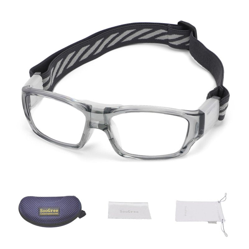 SooGree Sports Goggles Glasses for Men Womens,Racquetball Basketball Football Soccer Protective Eyewear Sport Eyeglasses with Shock Absorption