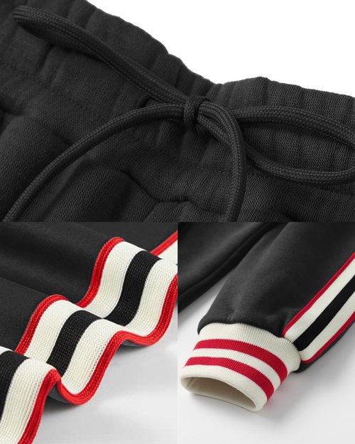 Riskrole Men’s Tracksuits Set 2 Pieces Active Sweatsuits Casual Jogging Full Zip Outfits Jacket Pants Set
