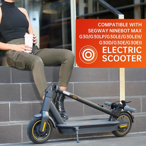 Yungeln Scooter Rear Mudguard with Rear LED Brake Light Rear Compatible with Segway Ninebot Max G30/Max G30 E/G30 LP Electric Scooter