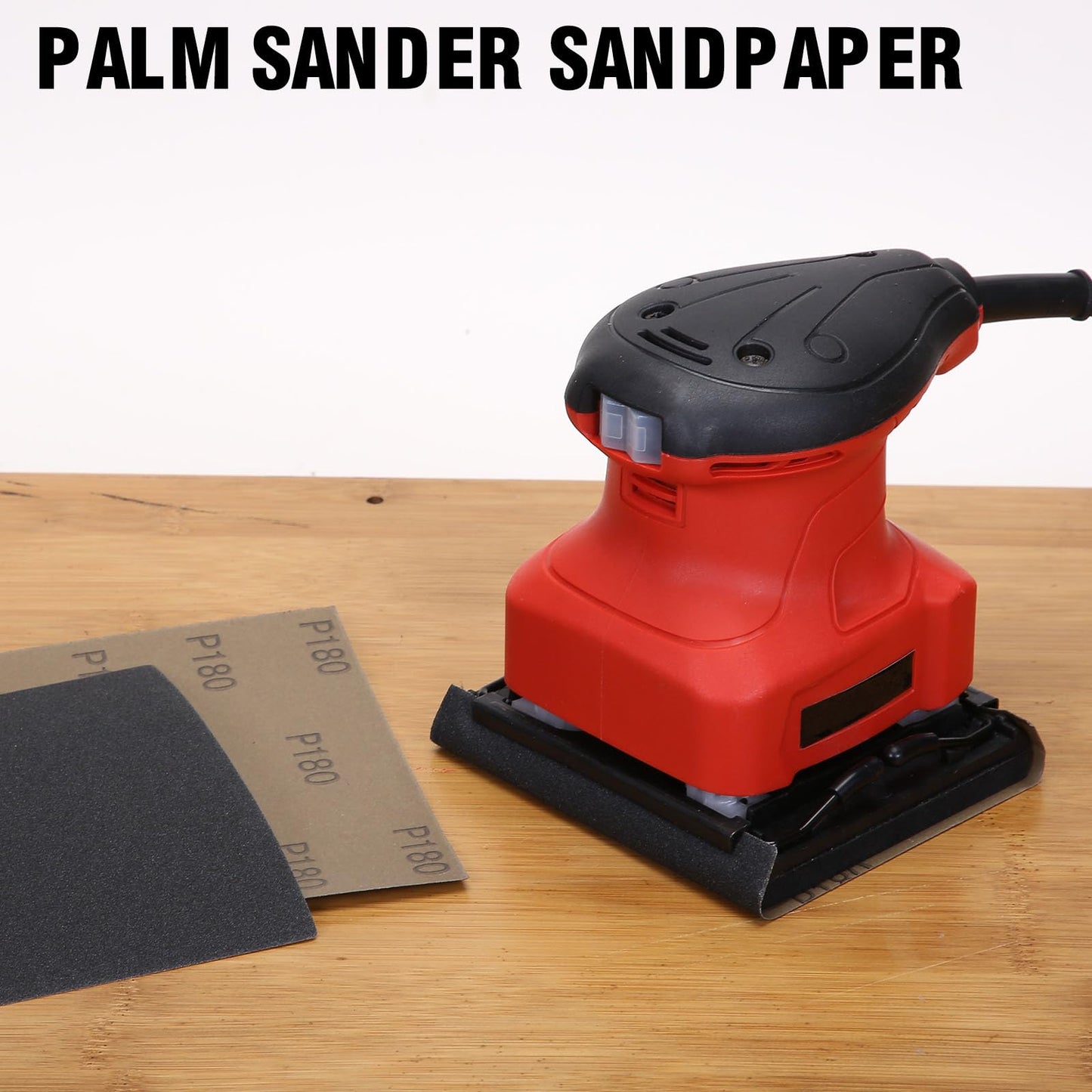 MAXMAN 1/4 Sheet Sandpaper Sheets, 30Pcs 220 Grit Sandpaper, 4.5" x 5.5" Size Wet Dry Silicon Carbide, Palm Sander Sanding Pads, Latex Paper Backing, Sand Paper for Wood Furniture, Automotive, Metal