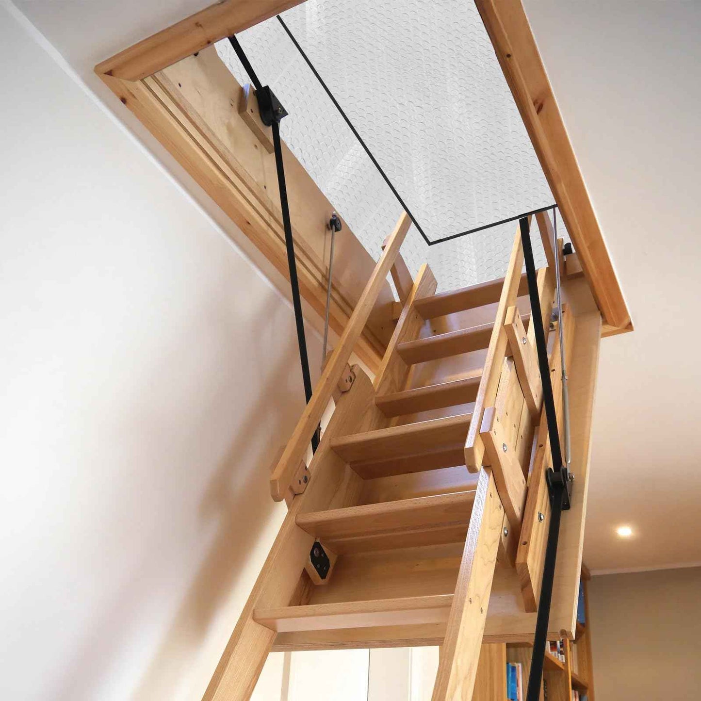 Attic Stairway Insulation Cover 25”x54”x11”, Attic Stairs Door Ladder Insulator Pull Down Tent with