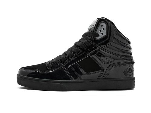 Osiris Mens Clone Black/Patent/Silver 9.5 Medium