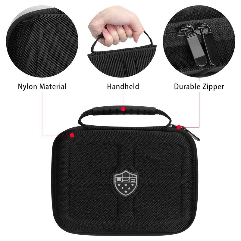 LZFAN Voice Caddie Swing Caddie Protective Case for SC300 7.9 x 5.7 x 2.1 inches (Black)