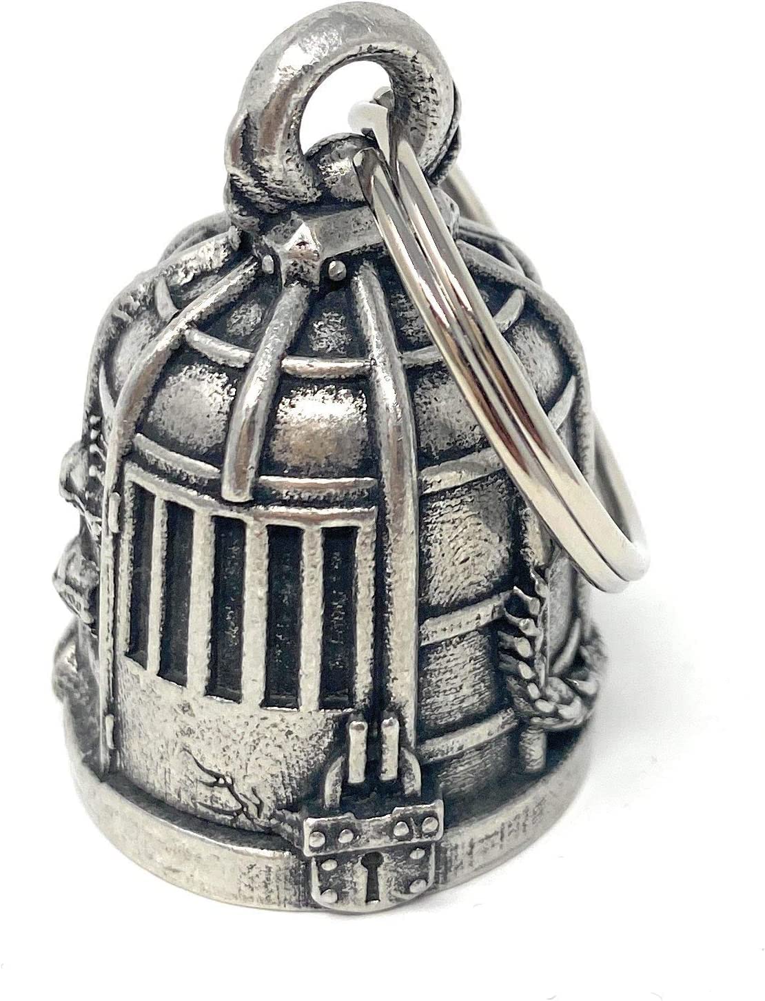 Caged Gremlin Motorcycle Ride Bell for Compatible with Harley-Davidson Kawasaki Honda Triumph Indian Suzuki