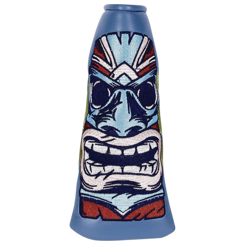 Studio Crafted Hawaiian Tiki Golf Blade Putter Headcover Magnetic Closure