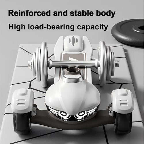 Aeneadbaby Large Kids Scooter, Toddler Scooter for Kids 3-18 & Adults, Safe Dual Brakes (Foot Brake/Hand Brake) & Bluetooth Music with Lights, 5-Level Adjustable & One-Click Folding Kick Scooter.