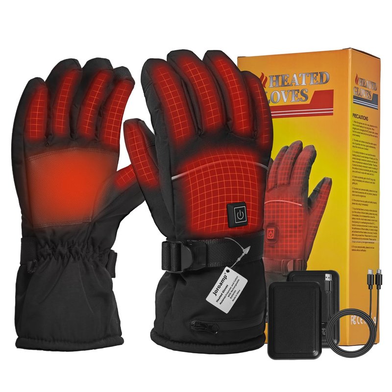 Heated Gloves, 5V 5000mAh Rechargeable Battery Waterproof & Upgrade Non-Slip with Arthritis Raynaud's Relief, Winter Handwarmer - for Driving, Outdoor, Daily Use & Gifts