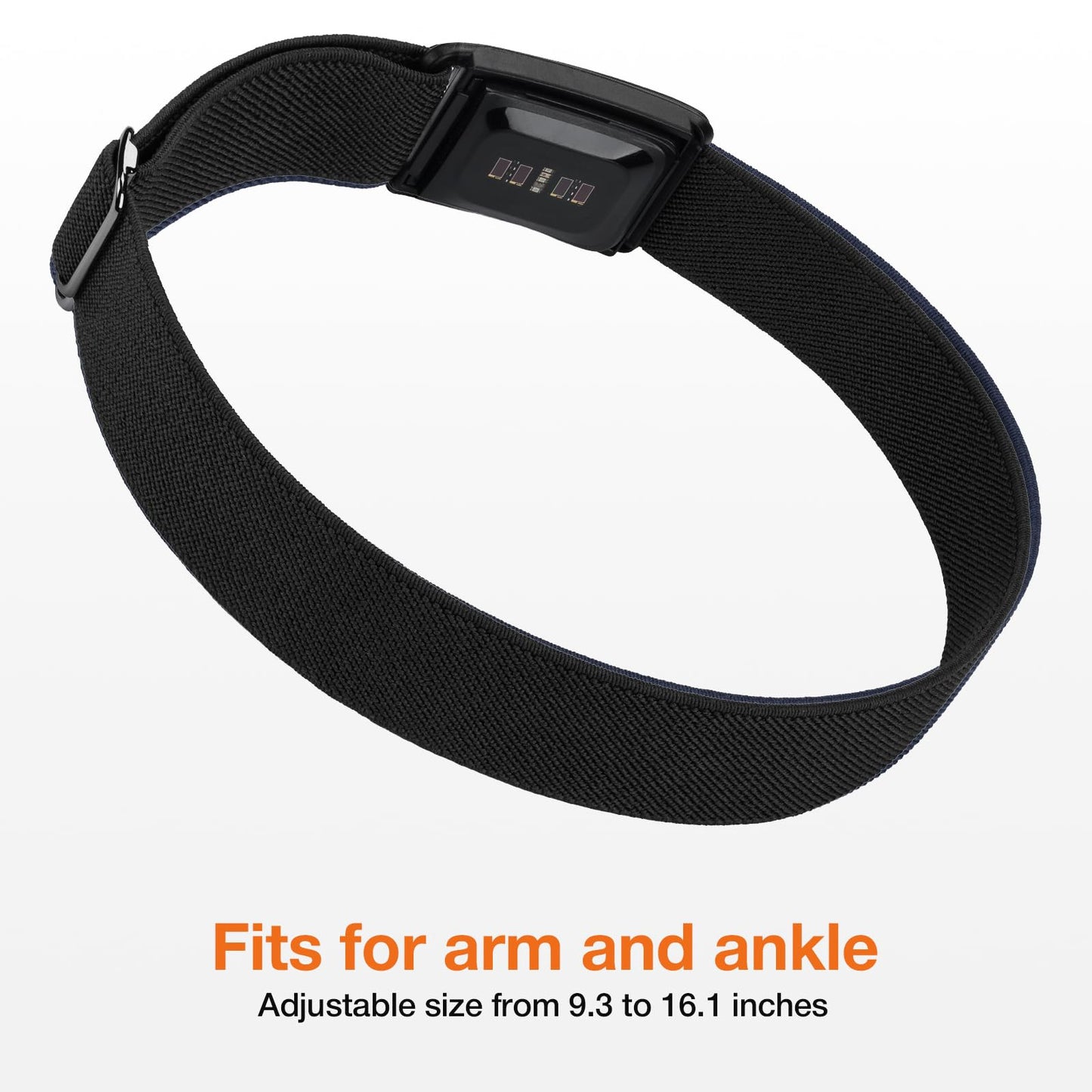 Stretchy Nylon Arm Band, Soft Breathable Elastic Adjustable Bicep Band with Case Compatible with Whoop 5.0