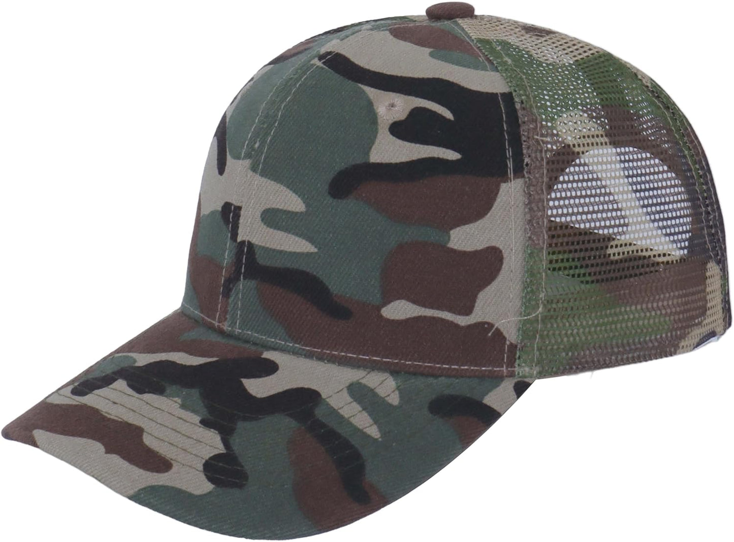ZH 12 Pack Mesh Trucker Hats - Stylish Baseball Caps for Men & Women | Bulk Wholesale Set