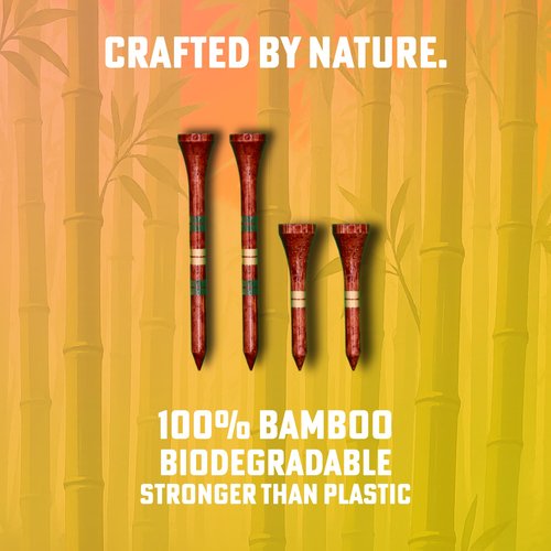 Palm Drive Golf Bamboo Tees (The Perfect Size)