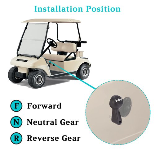 10L0L Golf Cart Forward Reverse Shifter Handle for Club Car DS and Precedent Models 1985-up, OEM 1012987