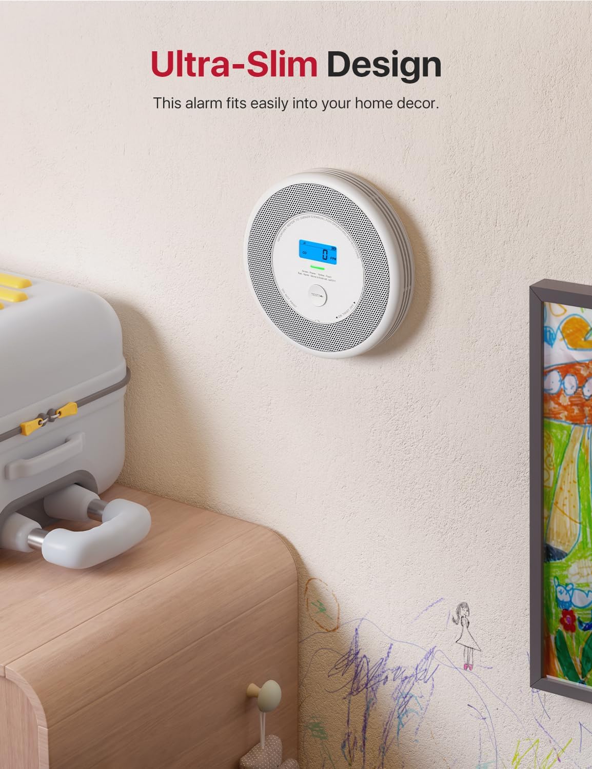 X-Sense Wi-Fi Smart Smoke & Carbon Monoxide Detector with Voice Alerts - Real-Time App Notifications, Model XP0A-iR