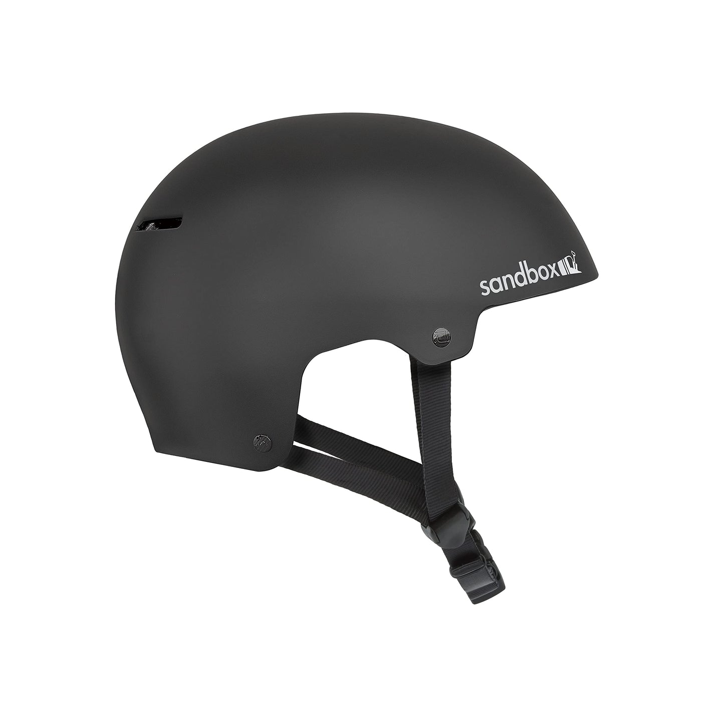 Sandbox Icon Skate Helmet (Black (Matte), Medium),ICON-STR-BLK-MD