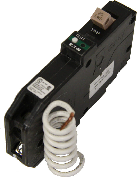 Eaton CHFCAF120 Breaker, 20A, 1P, 120/240V, 10 kAIC, Type CH, Combo AFCI