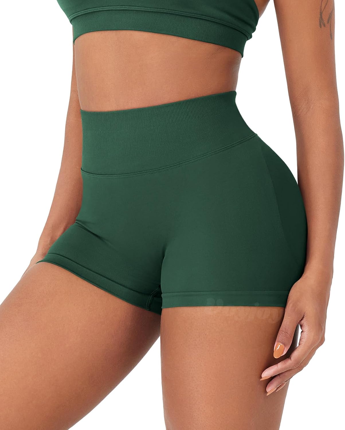 VOYJOY Women's Scrunch Butt Lifting Gym Shorts - Seamless Workout Biker Shorts in 2.5"/3.6"/4.5"/6" Sizes