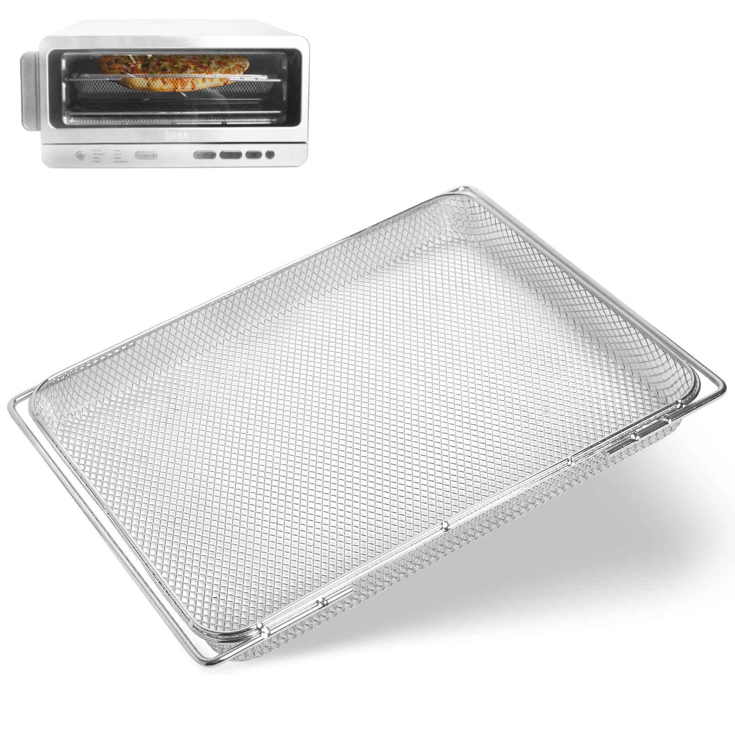 Air Fryer Oven Basket Replacement for Ninja SP151 8-in-1 Flip Air Fryer Oven, Mesh Basket，Air Fryer Accessories for Ninja Flip Foodi Air Fry Toaster