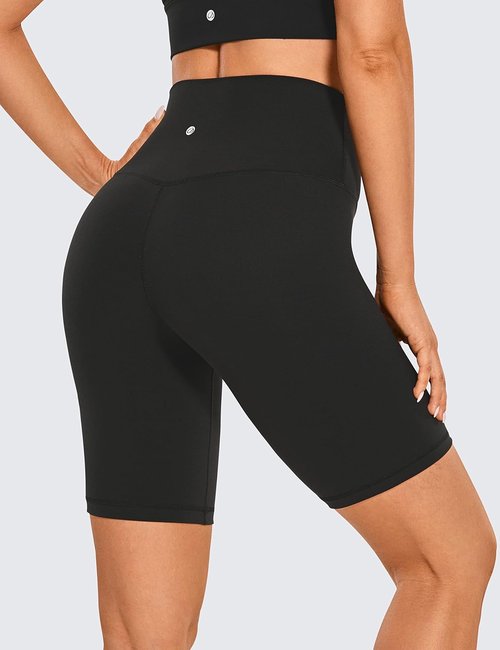 CRZ YOGA Butterluxe Biker Shorts 8" - High Waisted Gym Workout Running Volleyball Spandex Yoga Womens