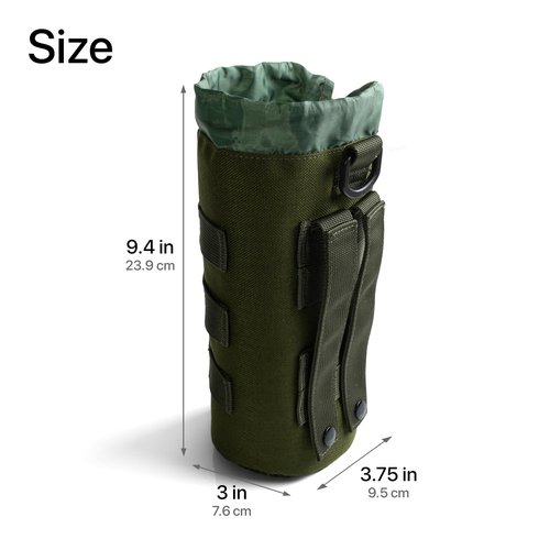 WESTEND Water Bottle Crossbody Bag with Adjustable Strap -Bottle Holder Carrier for Men and Women