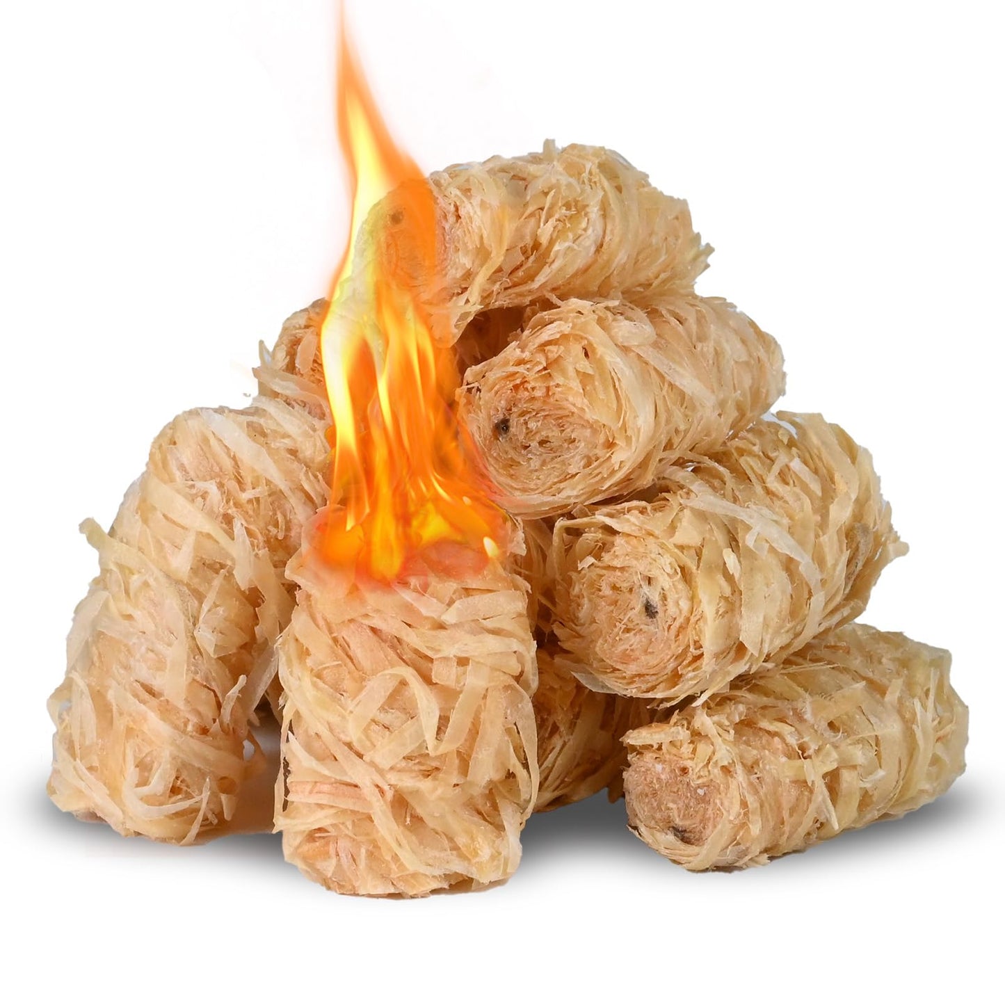 SUNLIFER Charcoal Fire Starters for Grill: 150 PCS Premium Natural Tumbleweed Fire Starters - BBQ Firestarters for Campfires Fireplace Firepit Pizza Oven Wood Stove Smoker