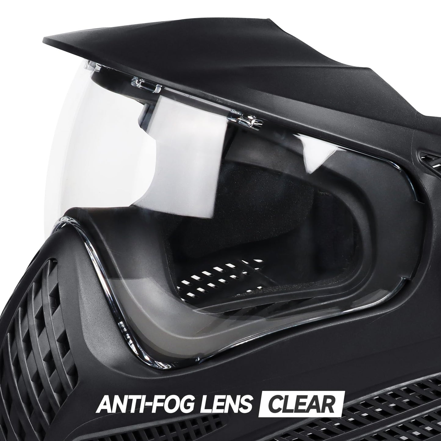 Xaegistac Paintball Mask-Intergrated Sun Visor Airsoft Mask