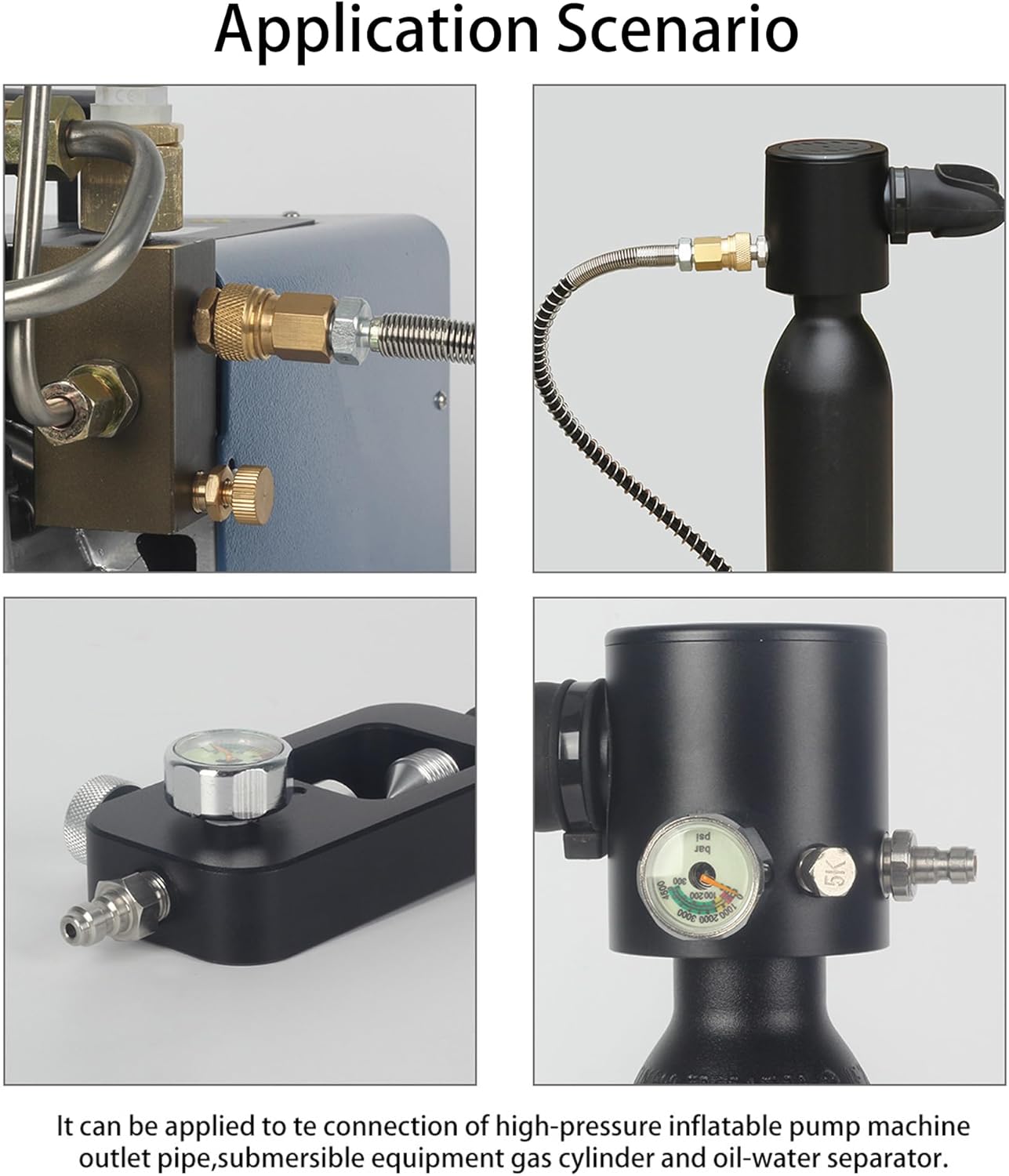 Skiennix Quick-Disconnect Set | 1/8 NPT Female Connector & 8mm Male Plug - Copper & Stainless Steel