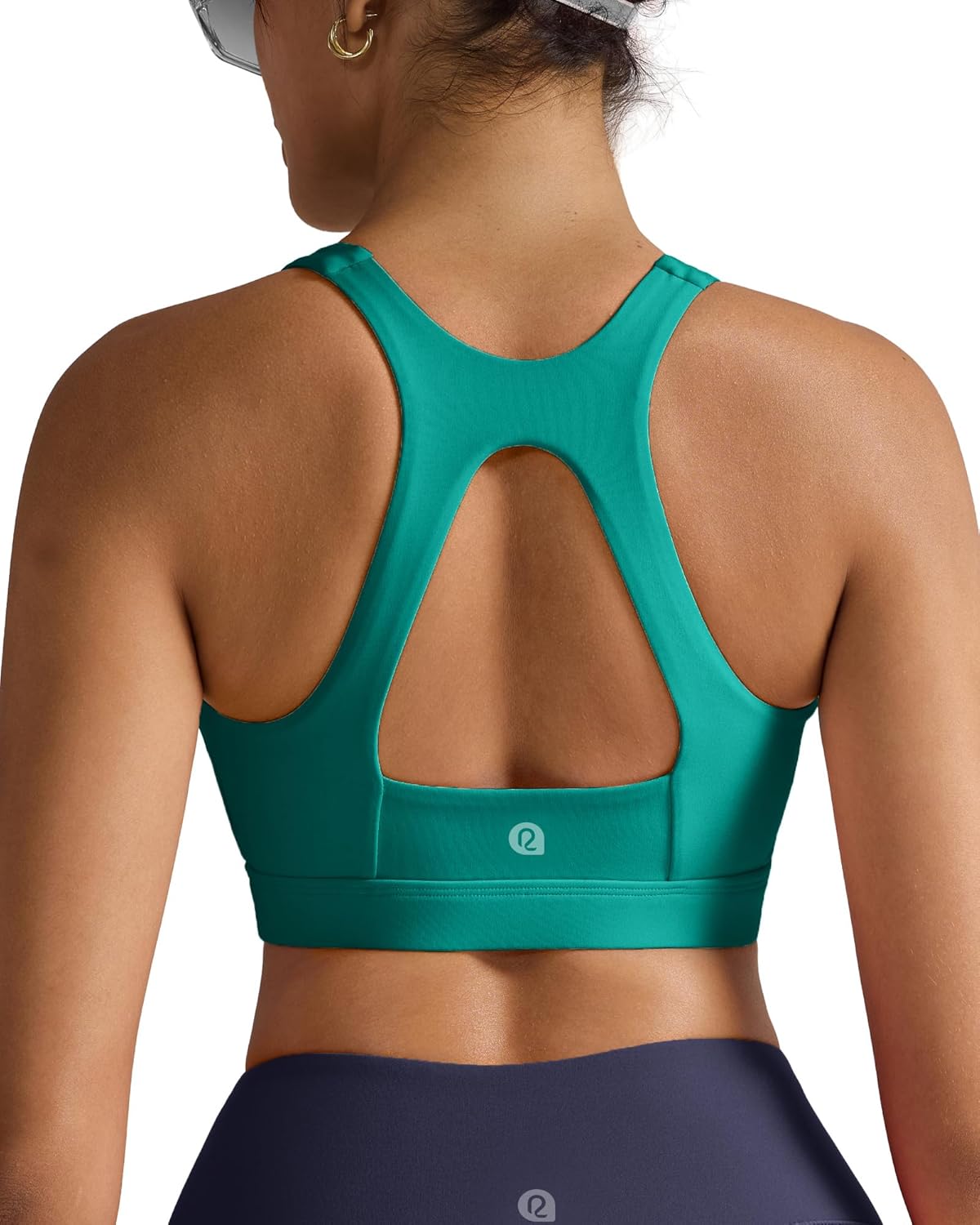 RUNNING GIRL Sports Bra - High Support Racerback Design with Molded Cups & Sewn-In Pads