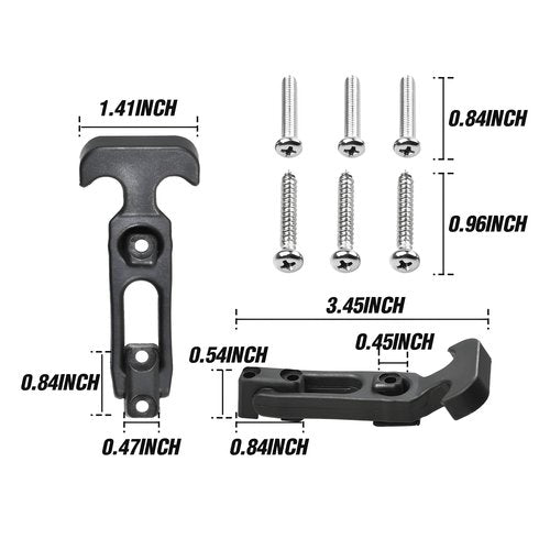 Shu-Ran Cooler Latches Rubber Latches Replacement for Cooler,Boat,Golf Cart,Tool Box,Off-Road Vehicles,Farm Machinery, Flexible T-Handle Draw Latches(4 Pack)