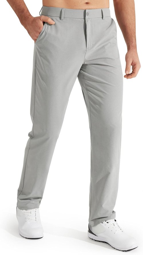 Libin Men's Golf Pants - Stretch Quick-Dry Casual Trousers with Pockets | Lightweight, Comfortable Fit (30"/32"/34")
