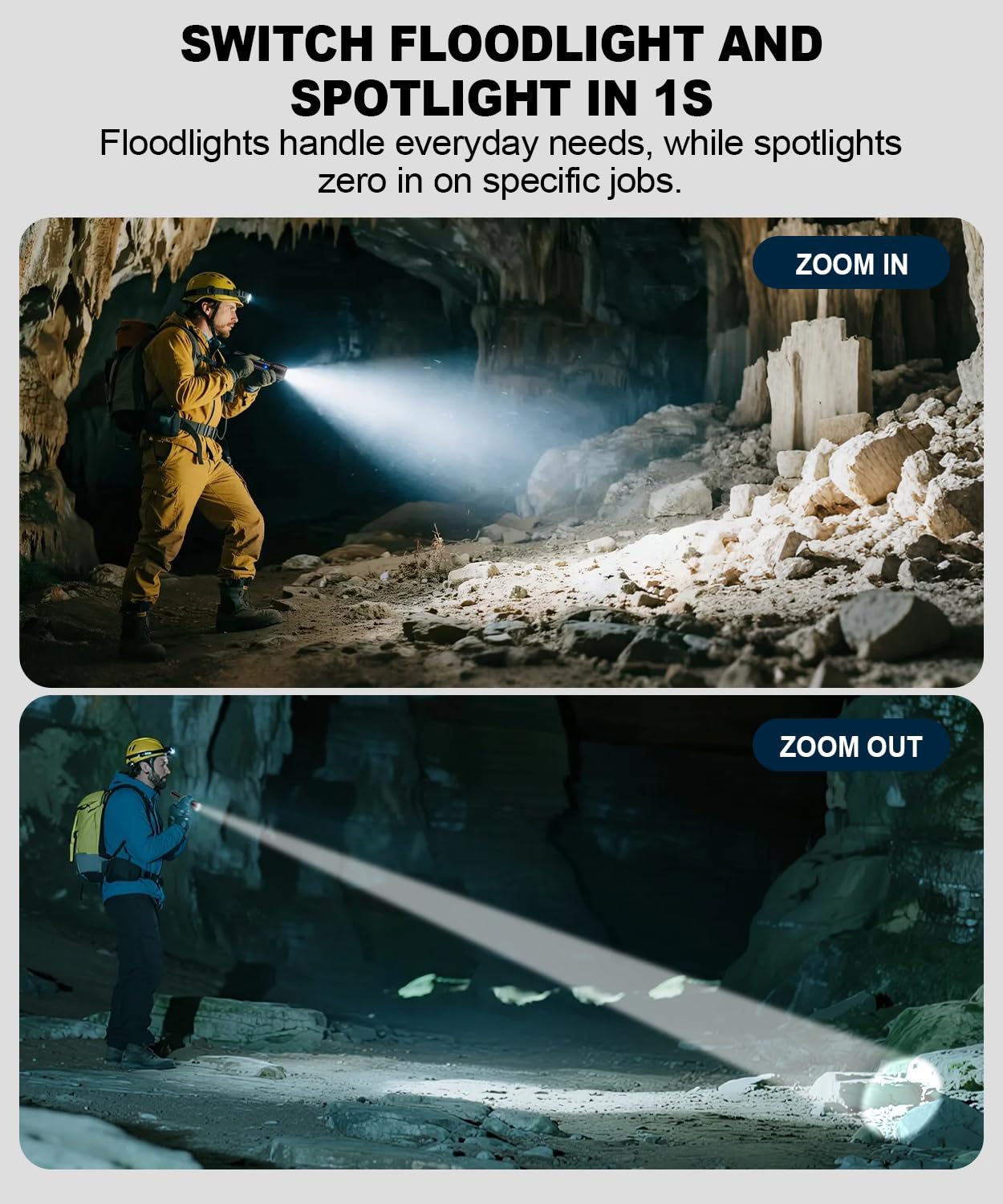Small Powerful Flashlight Rechargeable High Lumens 3Packs-800L Pocket Bright Flash Light with 12H Long Life,5 Modes,Zoomable, USB C LED Tactical Flashlights for Home Emergency Camping Outdoor Rescue