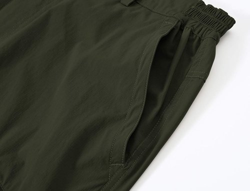 BASUDAM Men's Cargo Hiking Shorts - Quick Dry Lightweight Design with 6 Pockets for Camping & Travel