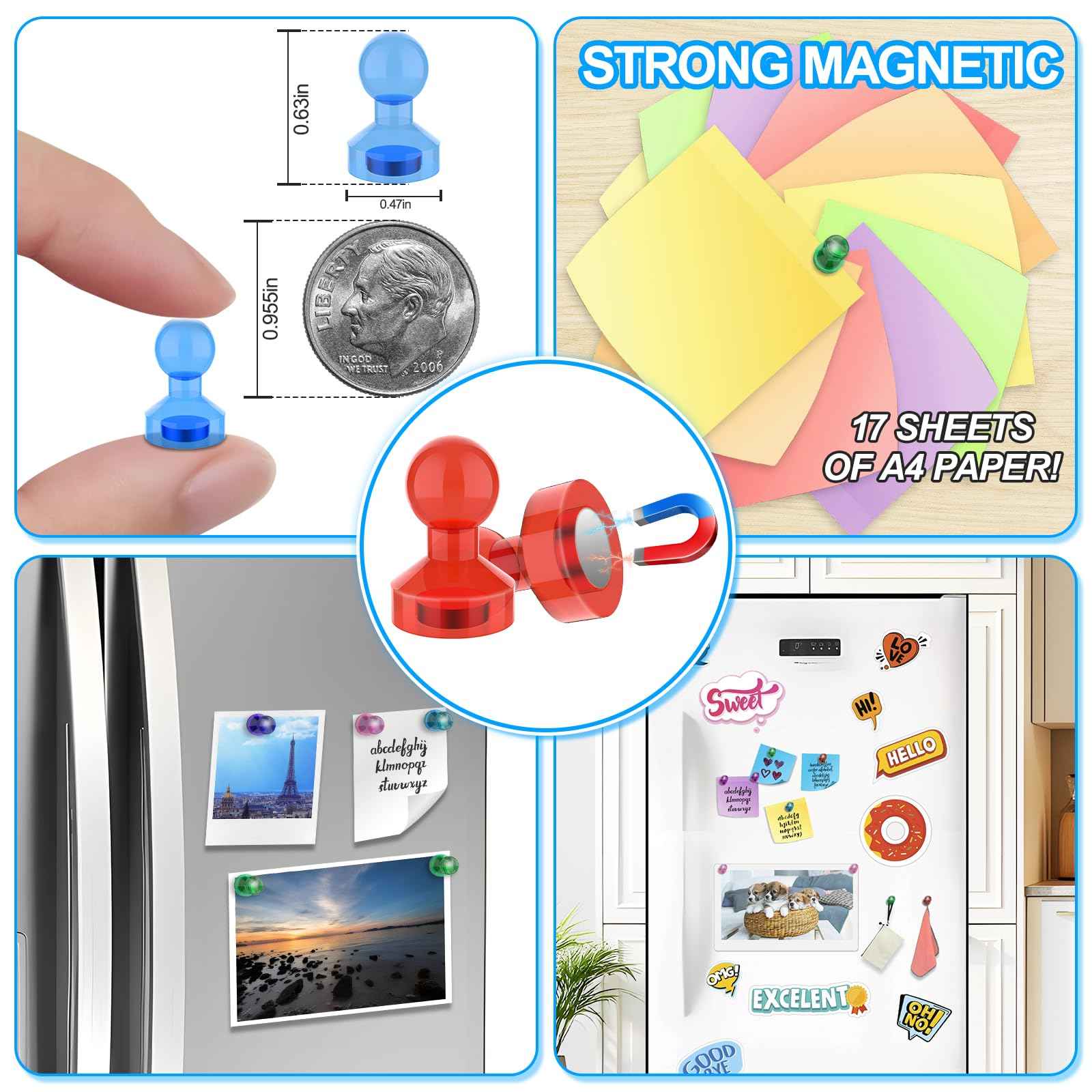 UPGRADED WPW10436250 W10436250 Freezer Door Gasket Compatible with Whirlpool Kenmore Amana KitchenAid Refrigerator Freezer Door Gasket W10130587 W10130589 W10164037 67003555 Freezer Door Seal, Black