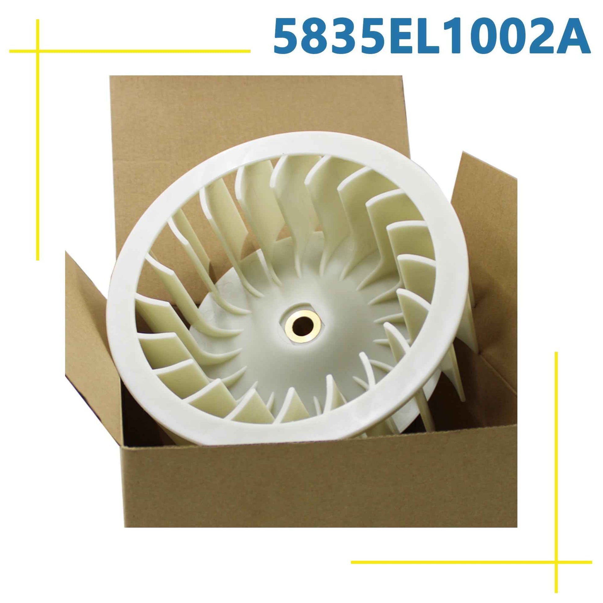 5835EL1002A Dryer Blower Wheel Assembly Fits for LG Dryer Wheel 5835el1002a PS3528491, AP4438881
