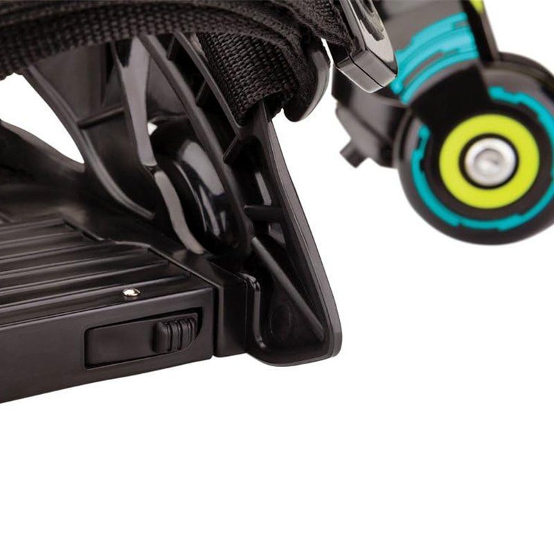 Razor Heavy Duty Jetts Heel Wheels with Spark Pads, Skid Pads, and Hook and Loop Strap for Ages 6 or Older and Supports up to 176 pounds, Green