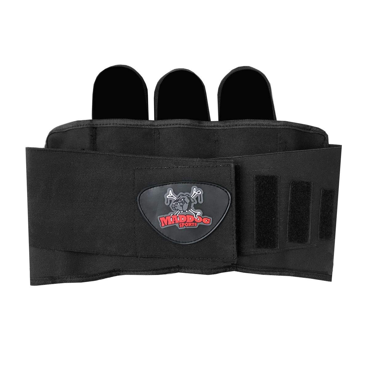 Maddog Pro 3+2 Paintball Harness Pod Pack | Harness Only | Adjustable Pod Holder Belt for Tournament, Woodsball & Speedball (Holds up to 5 Pods)