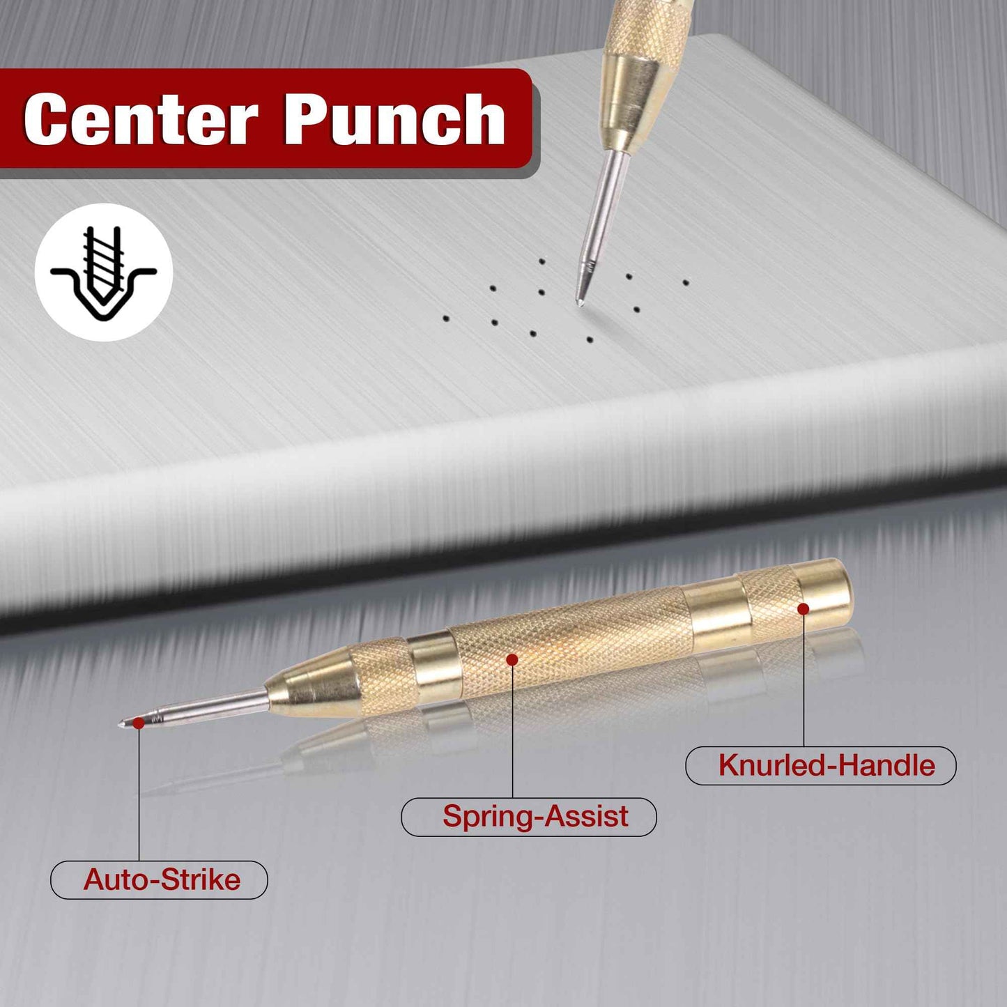 Witwocky Step Drill Bits, 5PCS (44 Sizes) Metric HSS Step Unibit Drill Bit Set with Aluminum Case, Double Cutting Blades, High-Speed Steel, Multiple Hole Stepped Up Bits for DIY Lovers