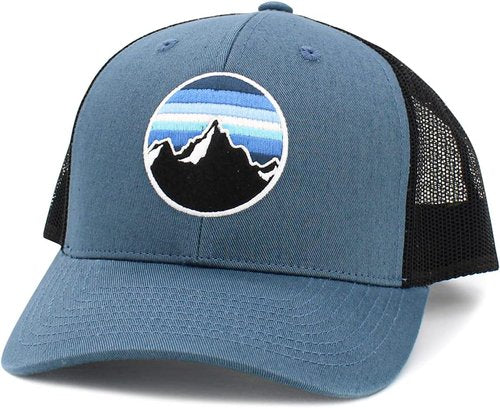 KBETHOS Unisex Trucker Baseball Cap - Explore The Outdoors with Scenic Mountain Design
