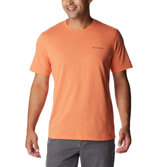 Columbia Men's Thistletown Hills Short Sleeve, Desert Orange Double Dye, 4X Big