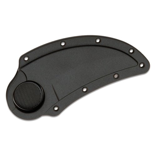 Cold Steel Double Agent Durable Lightweight Japanese AUS8A Steel Karambit Shape 3" Fixed Blade Tactical Outdoor Hunting Knife, Kray-Ex Handle, Secure-Ex Sheath - Plain Edge
