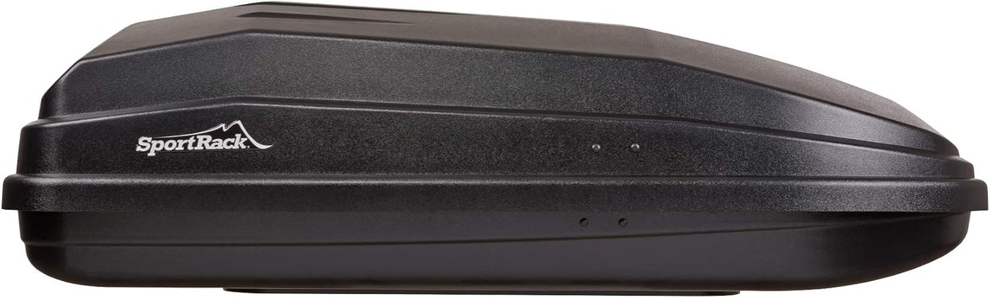 SportRack Vista XL Cargo Box - Rear Opening Design for Easy Access | Sleek Black Finish