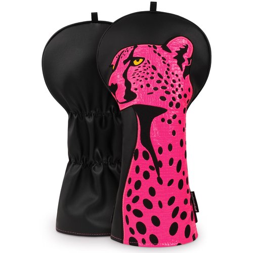 Craftsman Golf Driver Headcover Leopard Pink Design Golf Club Head Cover for Driver Black Golf Headcover Protectiong Club Head